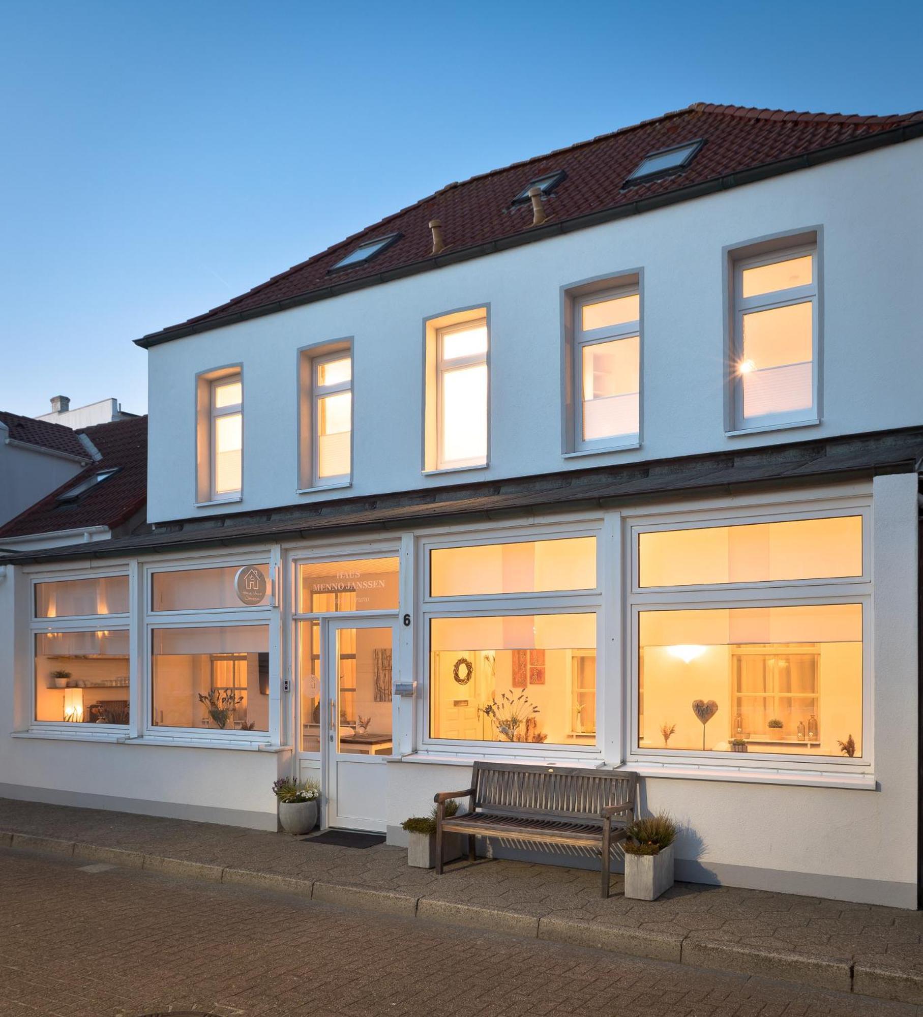 Haus Menno Janssen - Doppelzimmer Нордерней Экстерьер фото